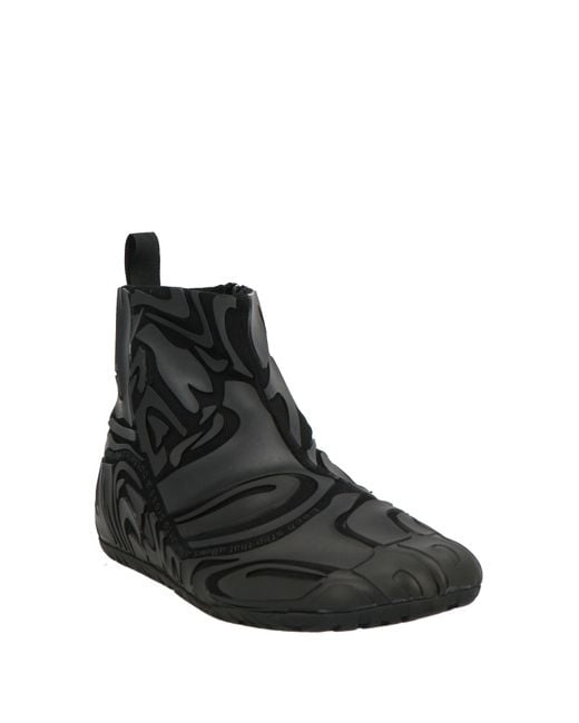 RBRSL RUBBER SOUL Black Sneakers Textile Fibers, Rubber for men