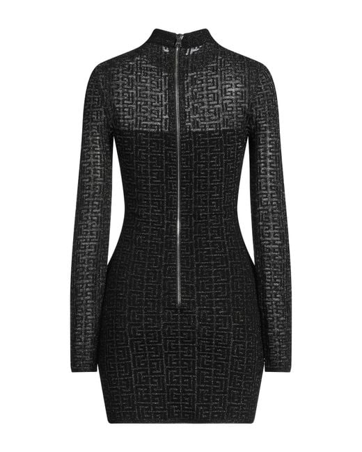 Balmain Black Mini Dress