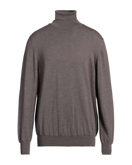 Sonrisa Gray Turtleneck Merino Wool for men