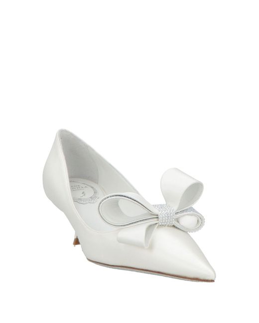 Rene Caovilla White Pumps