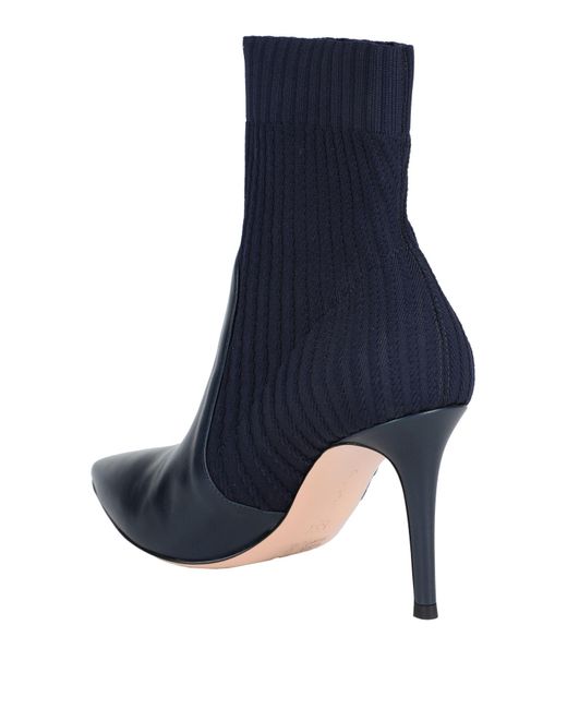 Gianvito Rossi Blue Ankle Boots