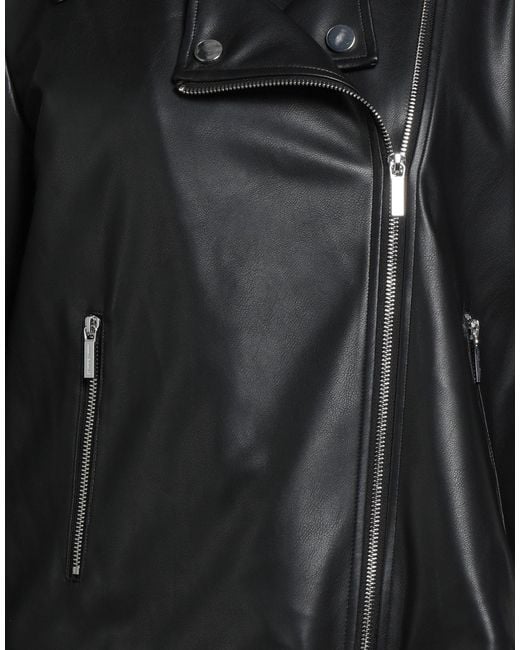 ARMANI EXCHANGE Black Jacket Polyester, Polyurethane