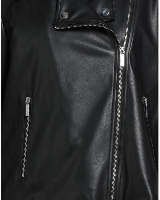 ARMANI EXCHANGE Black Jacket Polyester, Polyurethane