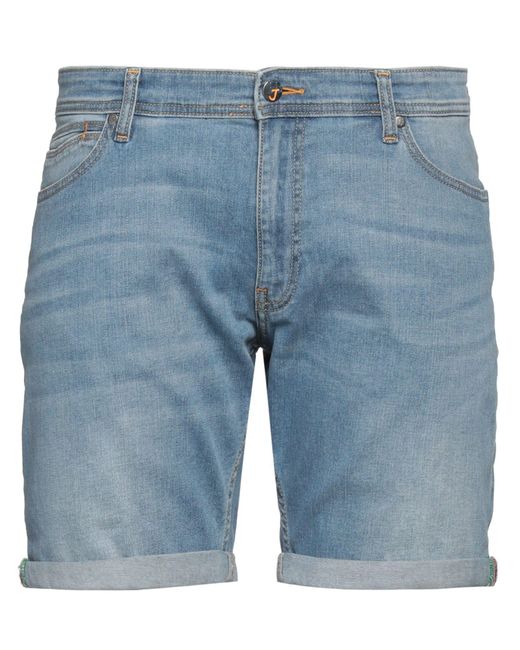 Harmont & Blaine Blue Denim Shorts for men