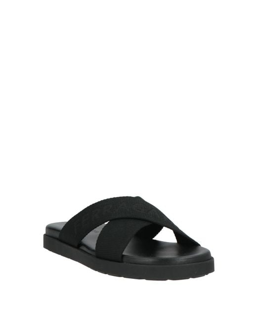 Ferragamo Black Sandals