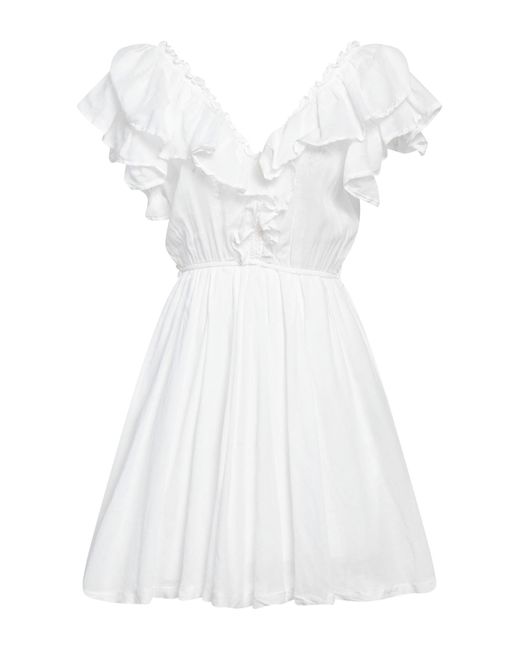Rebel Queen White Mini Dress