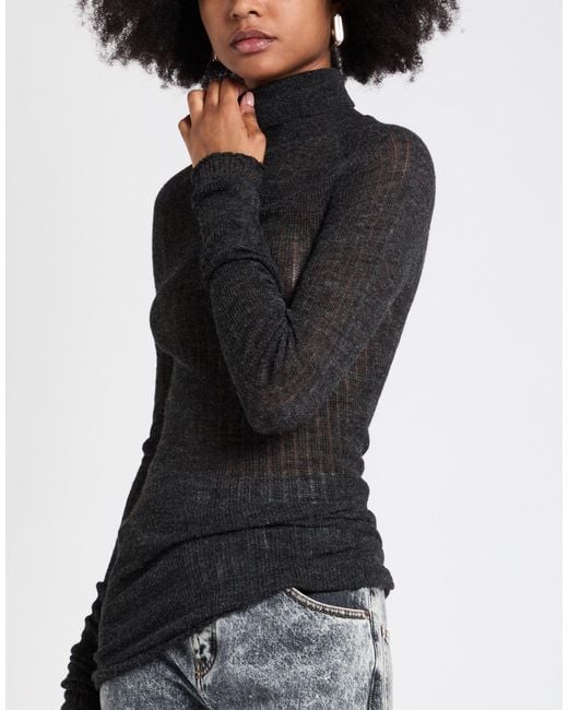 Alysi Black Turtlenecks
