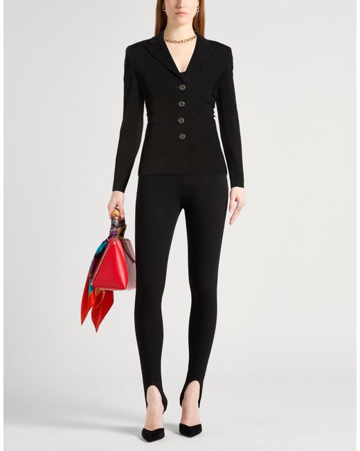 Pinko Black Blazer Viscose, Polyamide, Elastane
