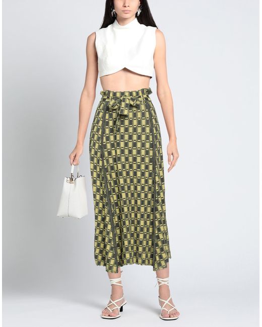 Gonna Midi di KENZO in Green