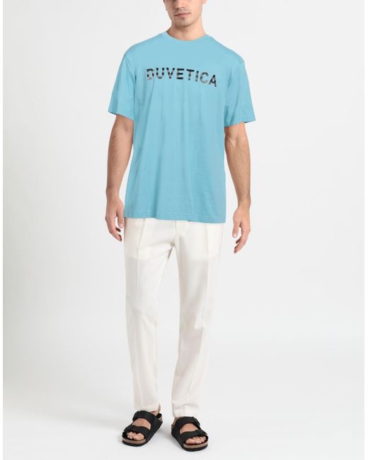 Duvetica Blue T-shirt for men