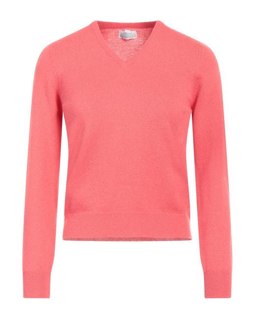 Ballantyne Pink Coral Sweater Merino Wool