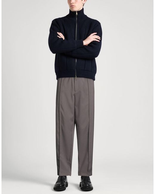 Jil Sander Gray Pants Polyester for men