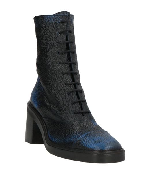 Bottines Ras en coloris Black
