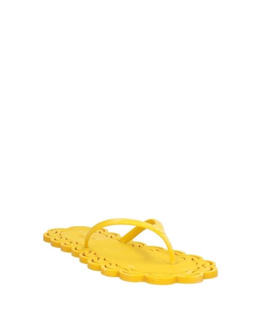 Carlotha Ray Yellow Thong Sandal Rubber