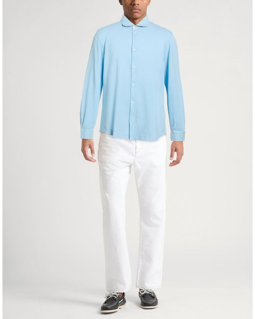 Fedeli Hemd in Blue für Herren