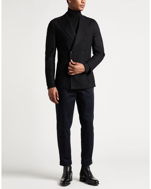 Boglioli Black Blazer for men