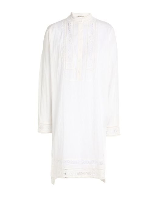 Zadig & Voltaire White Mini Dress