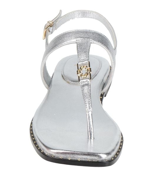 Maje White Thong Sandal