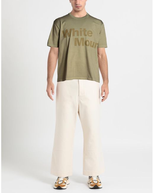 White Mountaineering Green T-shirt for men