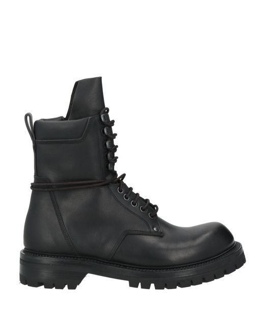Rick Owens Black Ankle Boots for men