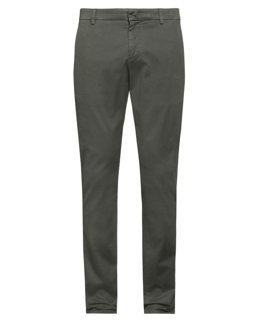 Dondup Gray Pants Cotton, Elastane for men