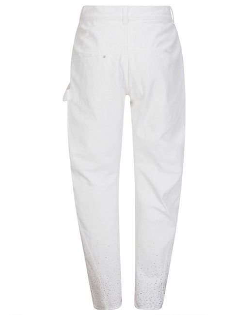 Pantalon en jean J.W. Anderson en coloris White