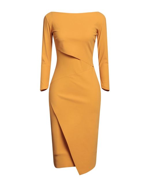 La Petite Robe Di Chiara Boni Orange Midi Dress