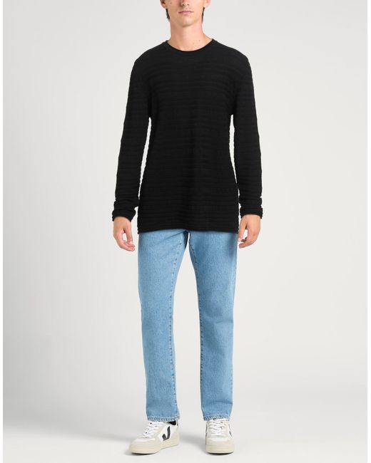 Grifoni Black Sweater Virgin Wool for men