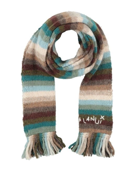 Alanui Green Scarf Alpaca Wool, Polyamide, Wool