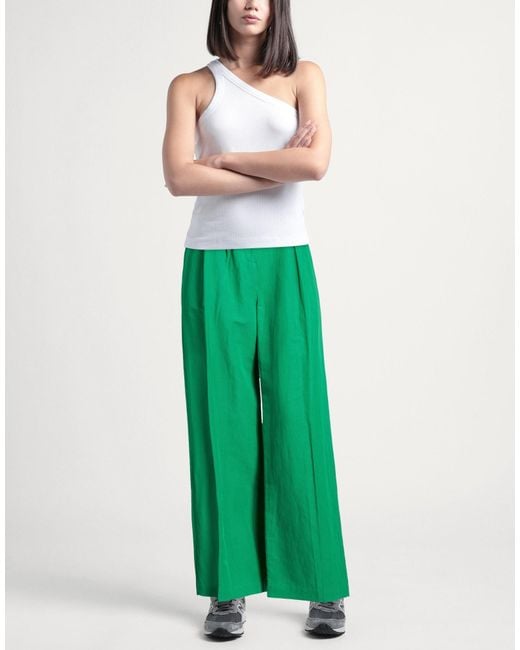Suoli Green Pants Viscose, Polyester