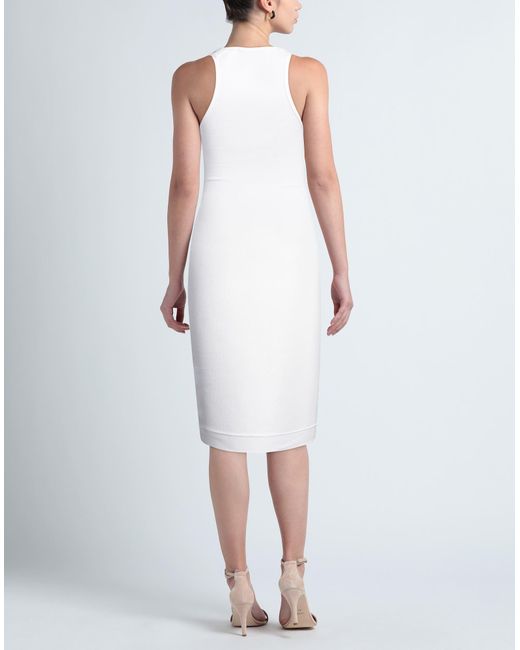 Versace White Midi-Kleid