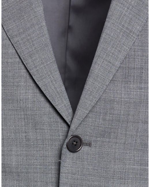 Tombolini Gray Suit Virgin Wool, Polyamide, Elastane for men