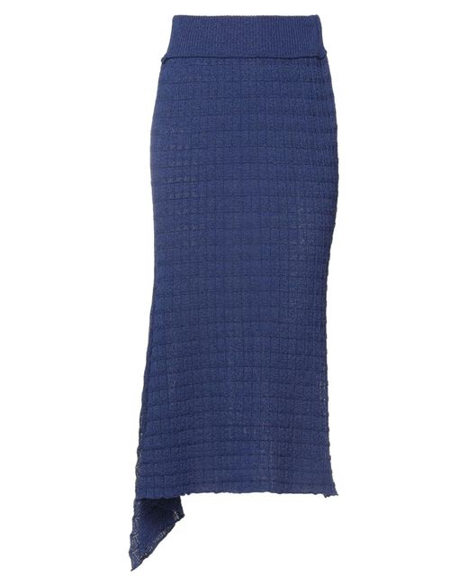 Rus Synthetic Midi Skirt in Blue | Lyst