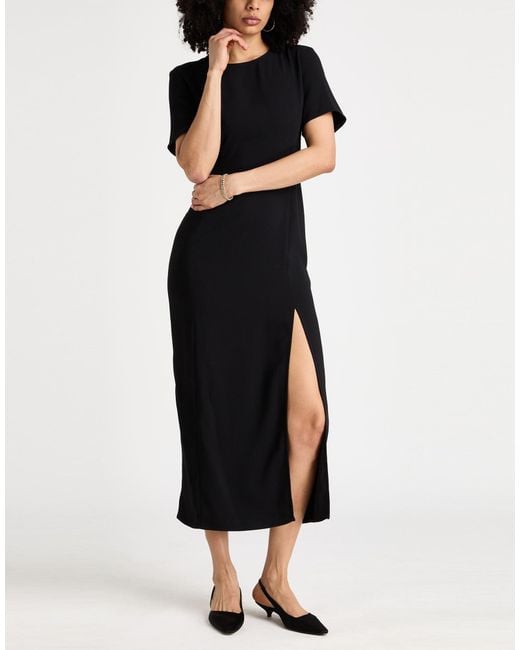 Marella Black Art.365 Maxi Dress Polyester
