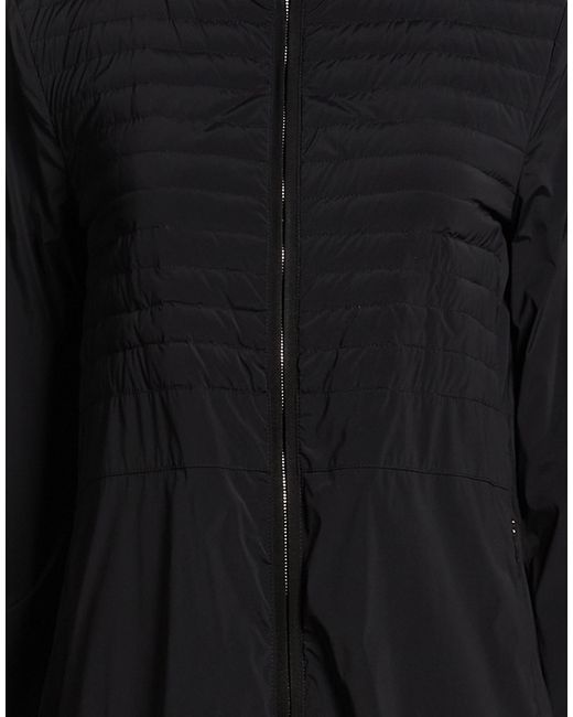Moorer Black Puffer Polyamide, Polyurethane