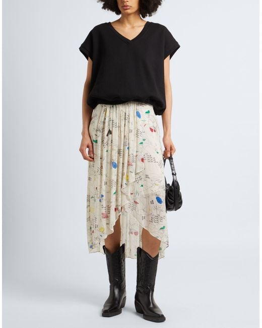 Isabel Marant White Midi-Rock