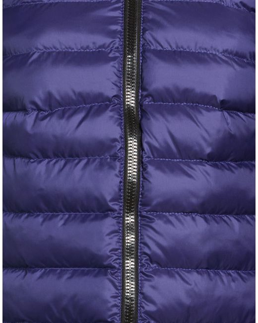 Peuterey Blue Puffer Polyester, Viscose