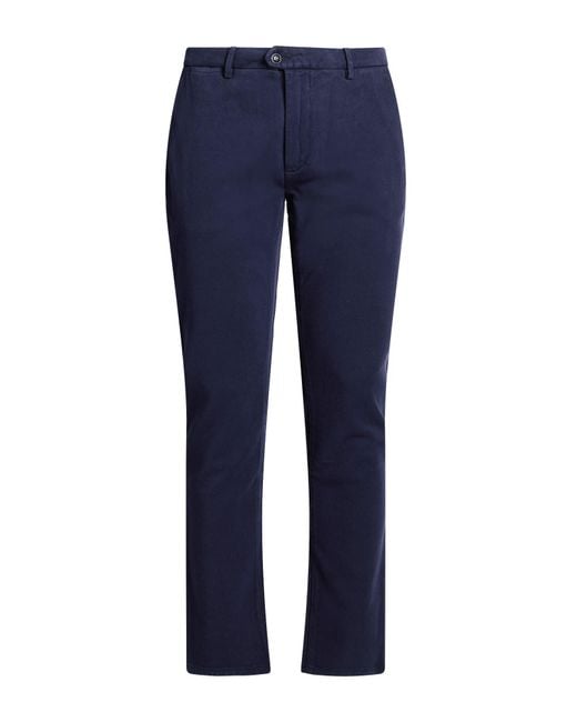 Teleria Zed Blue Pants Cotton, Elastane for men