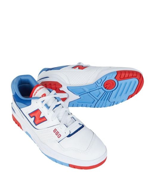 New Balance White ’S 550 Leather Trainers for men