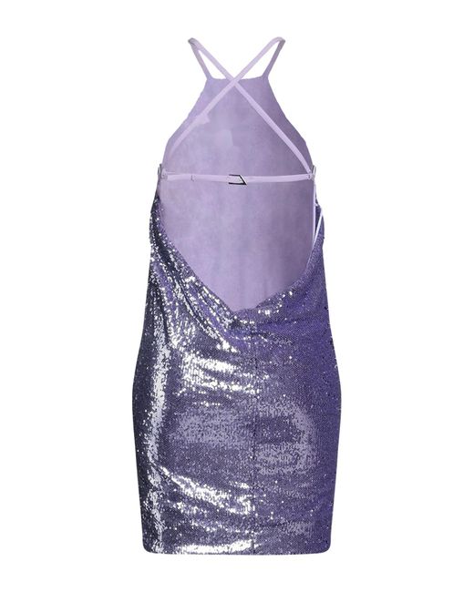 The Attico Purple Mini Dress