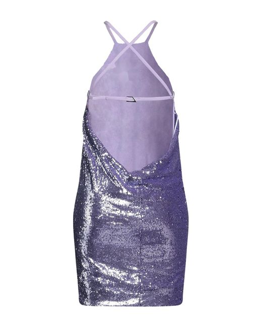 The Attico Purple Mini-Kleid