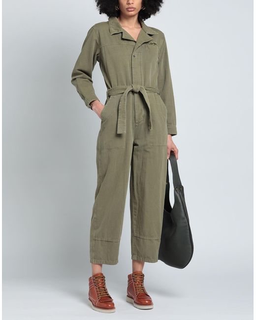 7 For All Mankind Green Jumpsuit