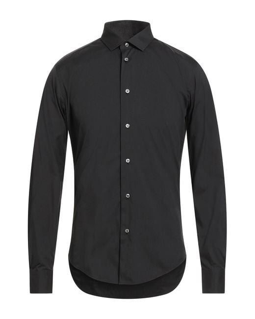 Brian Dales Black Shirt Cotton for men