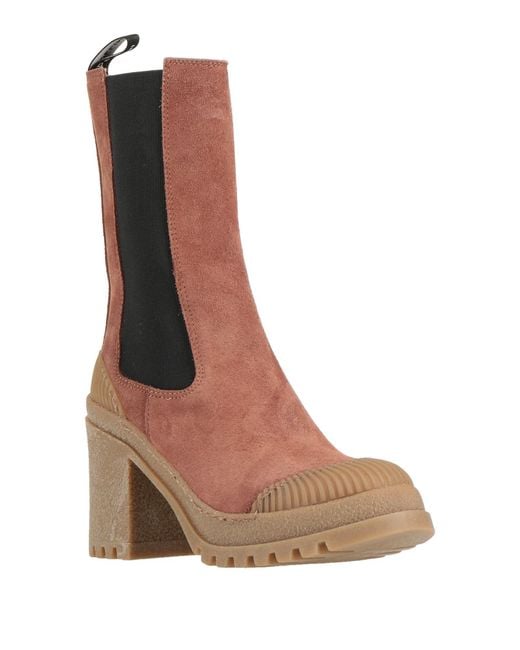 Pollini Brown Ankle Boots
