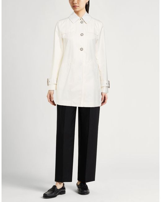 Herno White Overcoat & Trench Coat