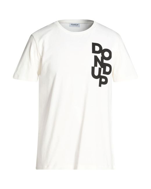Dondup White T-shirt for men