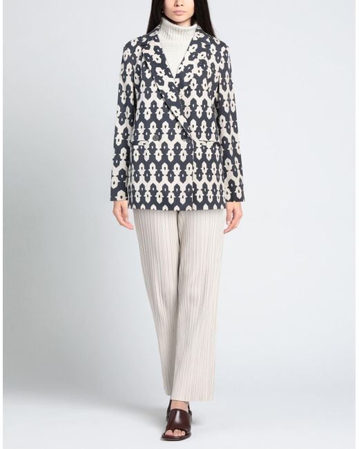 Niu White Blazer Cotton, Elastane