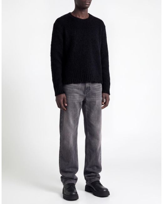 1989 STUDIO Black Sweater Acrylic, Nylon, Merino Wool, Wool, Elastane for men