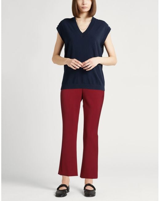 Max Mara Red Trouser