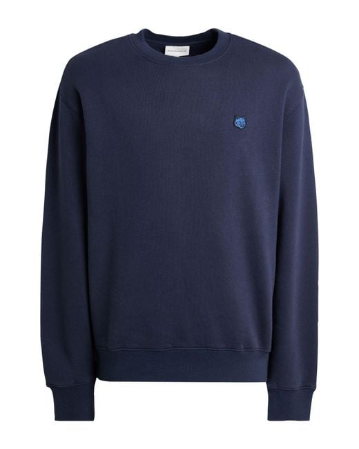 Maison Kitsuné Blue Sweatshirt Cotton for men